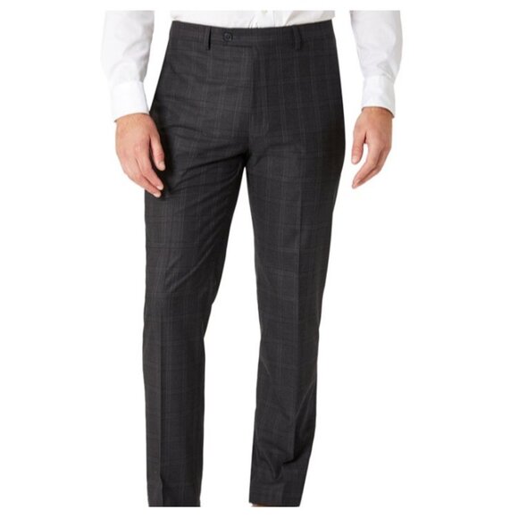 Calvin Klein Men's Slim-Fit Dress Pants Dark Gray Size 36W/32L NWT - Picture 1 of 3